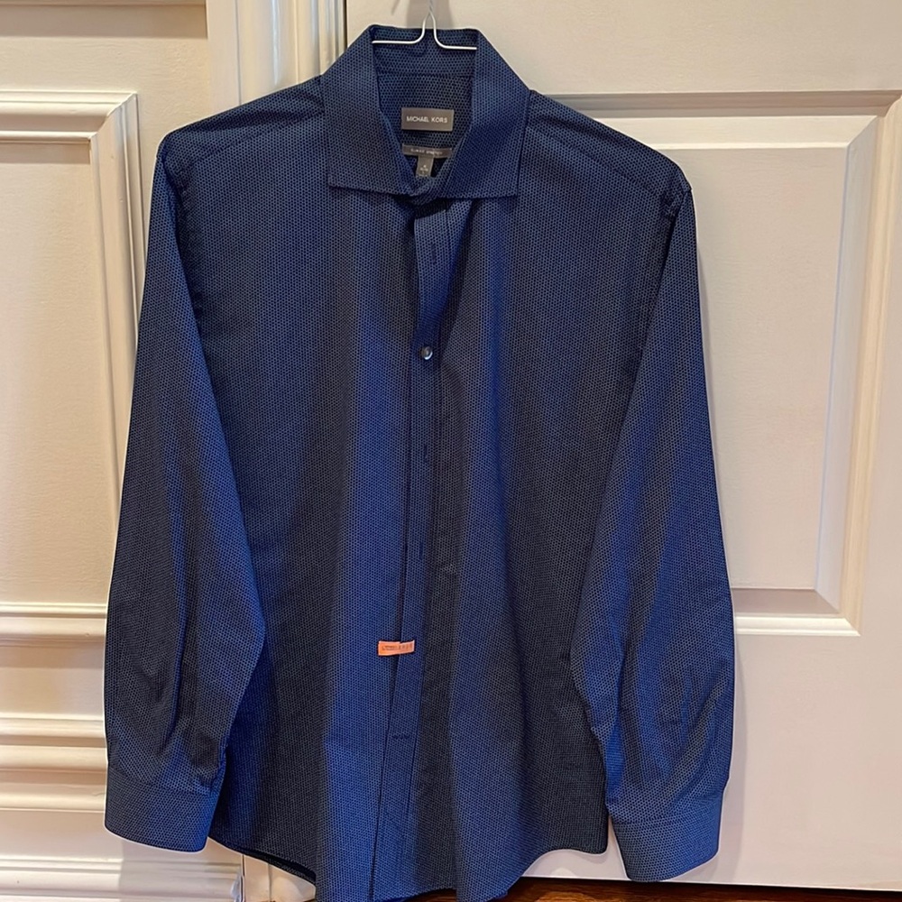 Men’s Michael Kors slim fit stretch button down